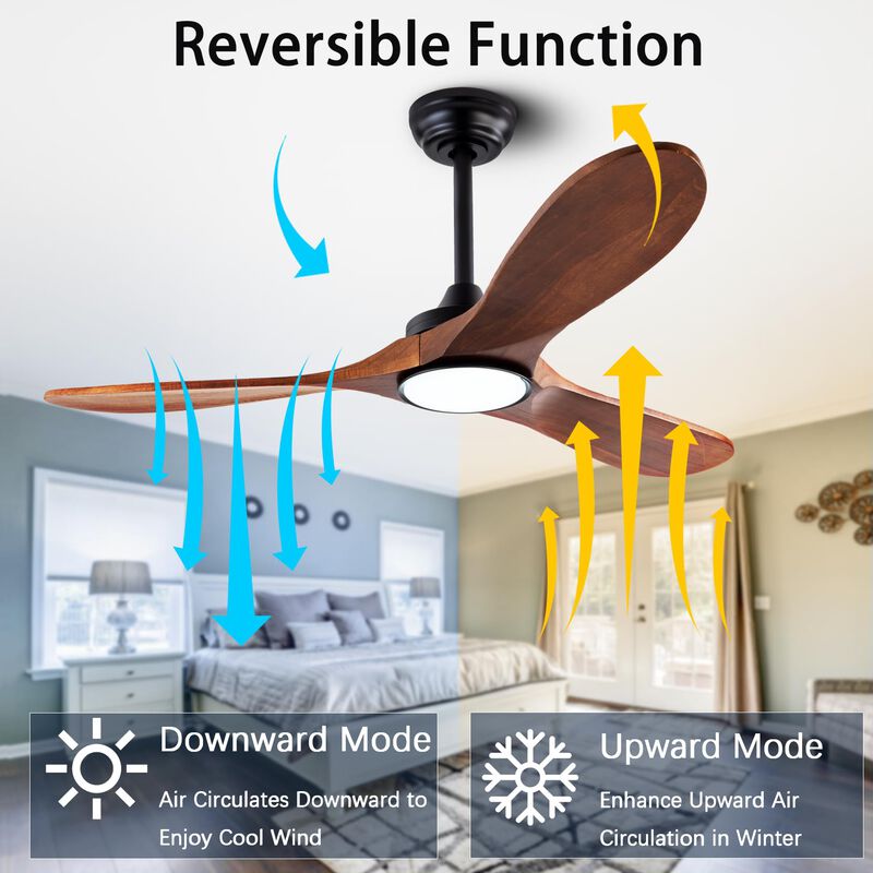 Ventilador De Techo Qutwob 107 cm Con Control R... image number null