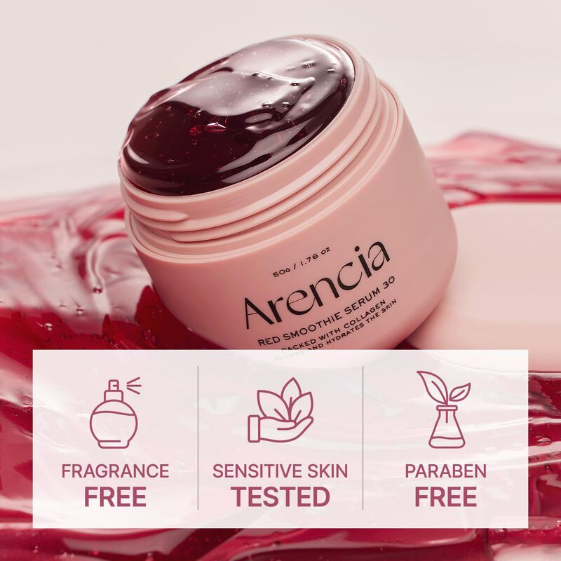 Mascarilla Facial Serum Arencia Overnight Red S... image number null