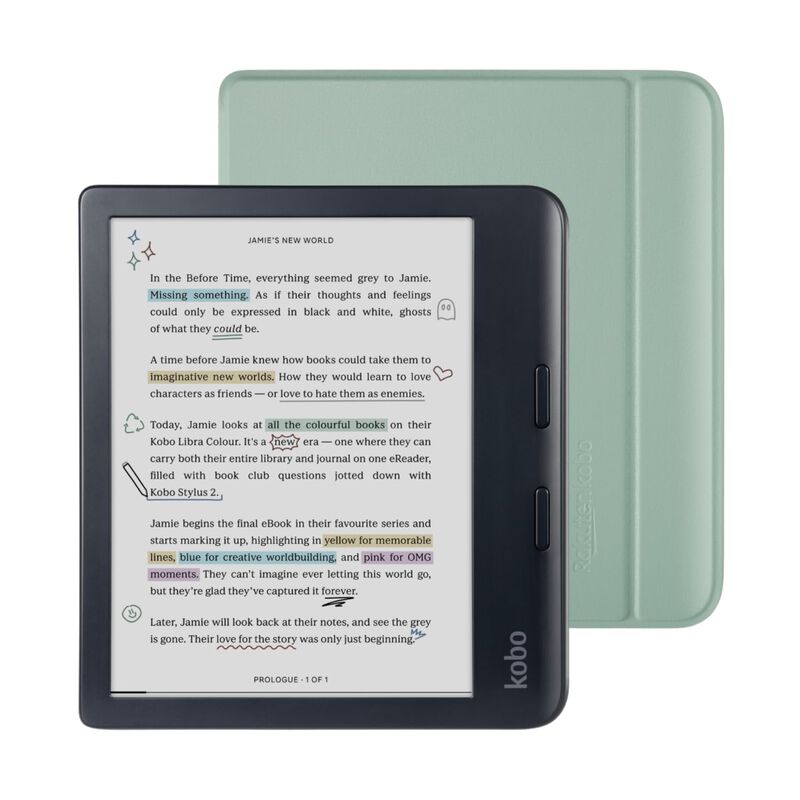 Paquete De Ereader Kobo Libra De Color Negro Co... image number null