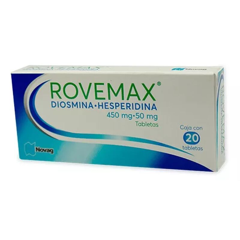 Rovemax 20 Tabletas 450/50mg image number null