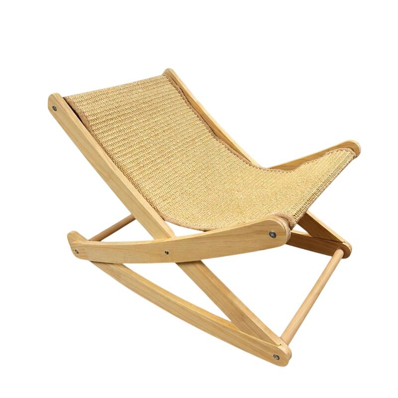 Bluelander Mecedora para Gato de Madera con Ras... image number null