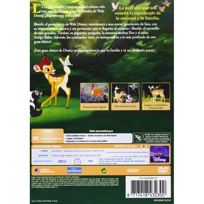 Bambi [DVD] image number null