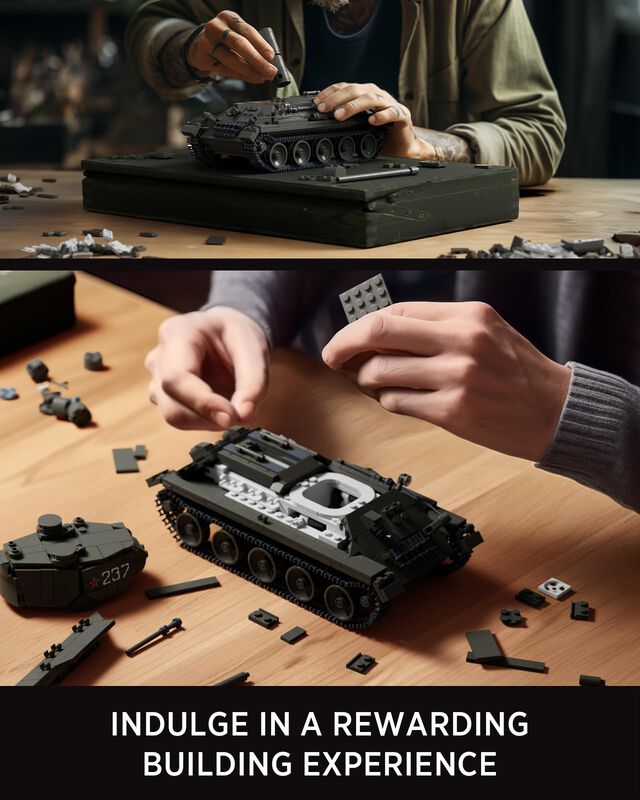 Set De Construcci&oacute;n Nifeliz T34/85 Tank Ww2 Mil... image number null