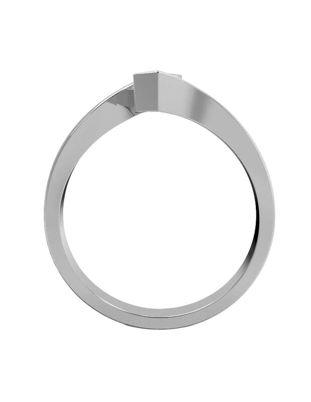 Anillo de Compromiso en Oro de 14K con Diamante... image number null