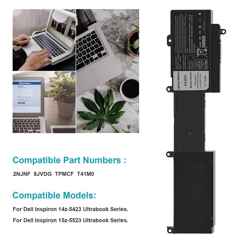 Bater&iacute;a Futurebatt 2njnf 11,1v 44wh Dell Inspir... image number null