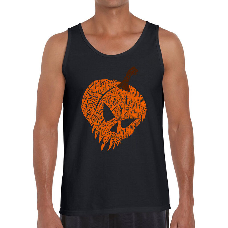 Tank Top Word Art Para Hombre - Calabaza Malvad... image number null