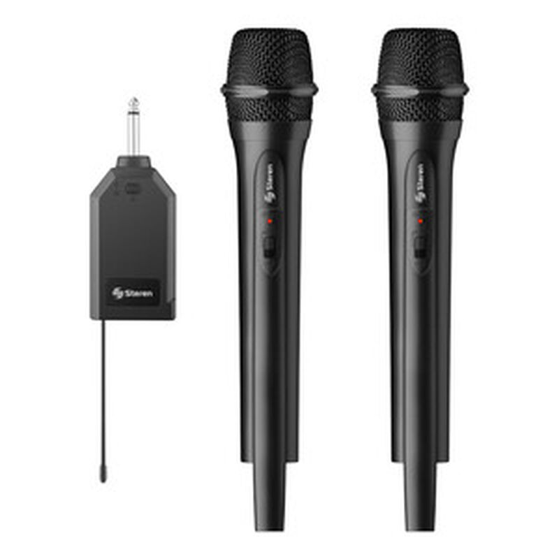 Sistema De 2 Micrófonos Inalámbricos Con Recept... image number null