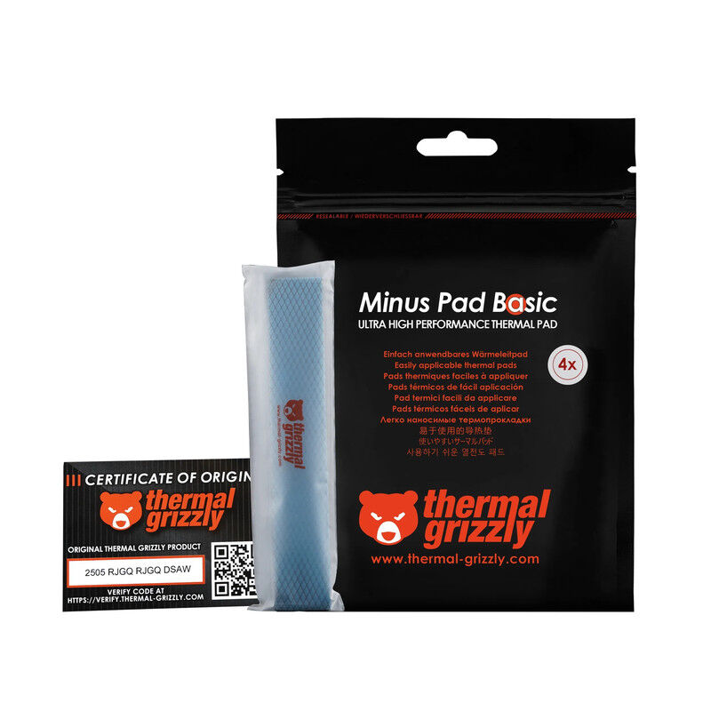 Thermal Grizzly Minus Pad Basic 120x20x1mm 4pz image number null