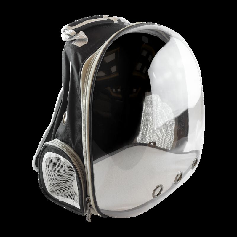 Fancy Pets Mochila Color Negra Transparente Par... image number null