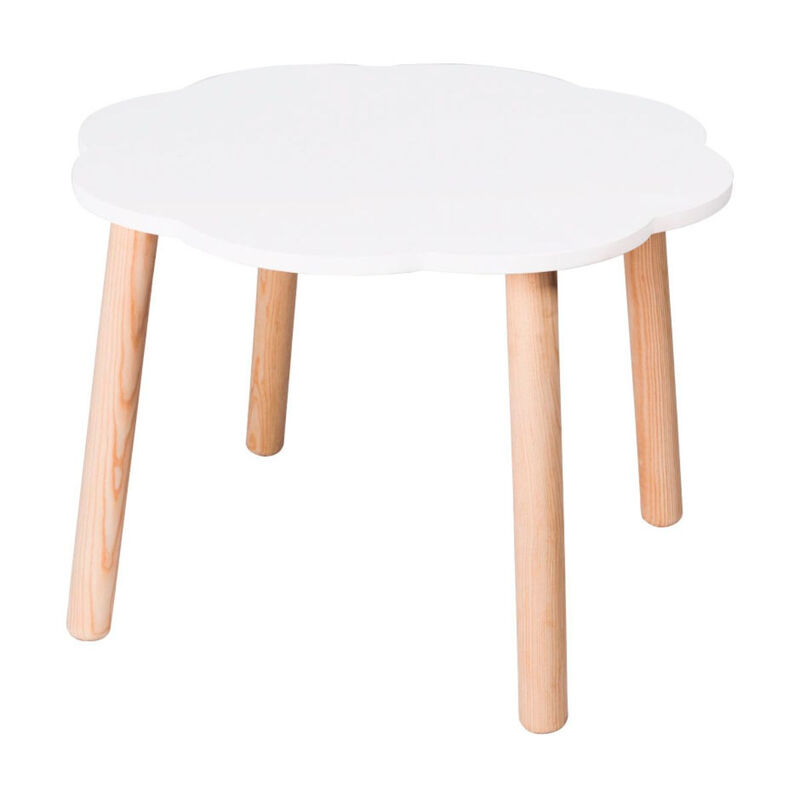 Mesa de Madera Con Forma de Nube-Blanco image number null