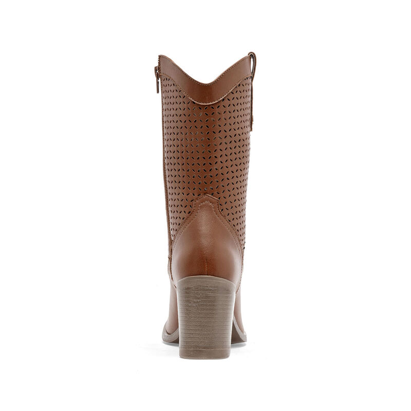 Moramora Bota Tac&oacute;n Para Mujer Camel Cod 140193... image number null