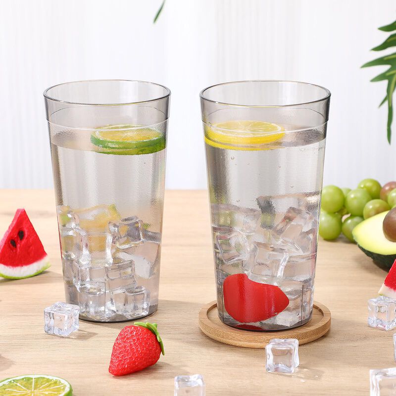 Vaso Reutilizable Sieral 590 ml Gris, Pack De 2... image number null