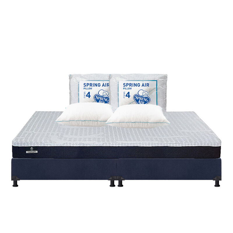 Colch&oacute;n King Size Therapy + Box + 2 Almohadas D... image number null