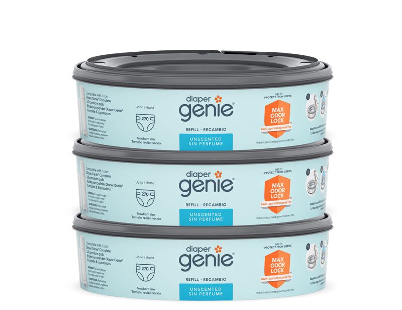 Recambios Para Pa&ntilde;ales Diaper Genie, 270 Unidad... image number null