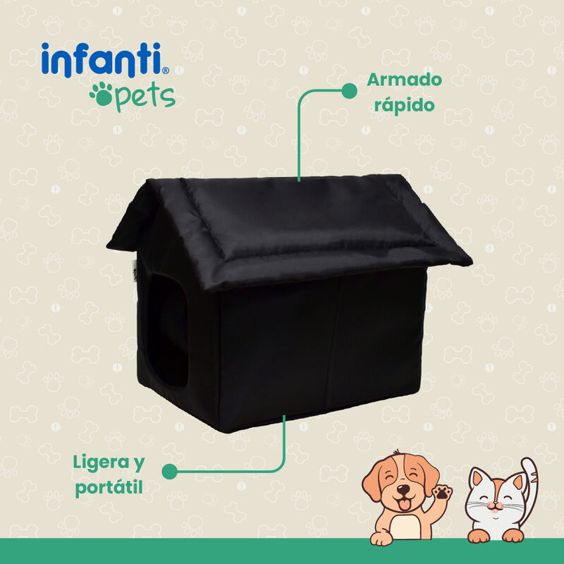 Casa Plegable Para Mascotas Chica Ligera Y Port... image number null