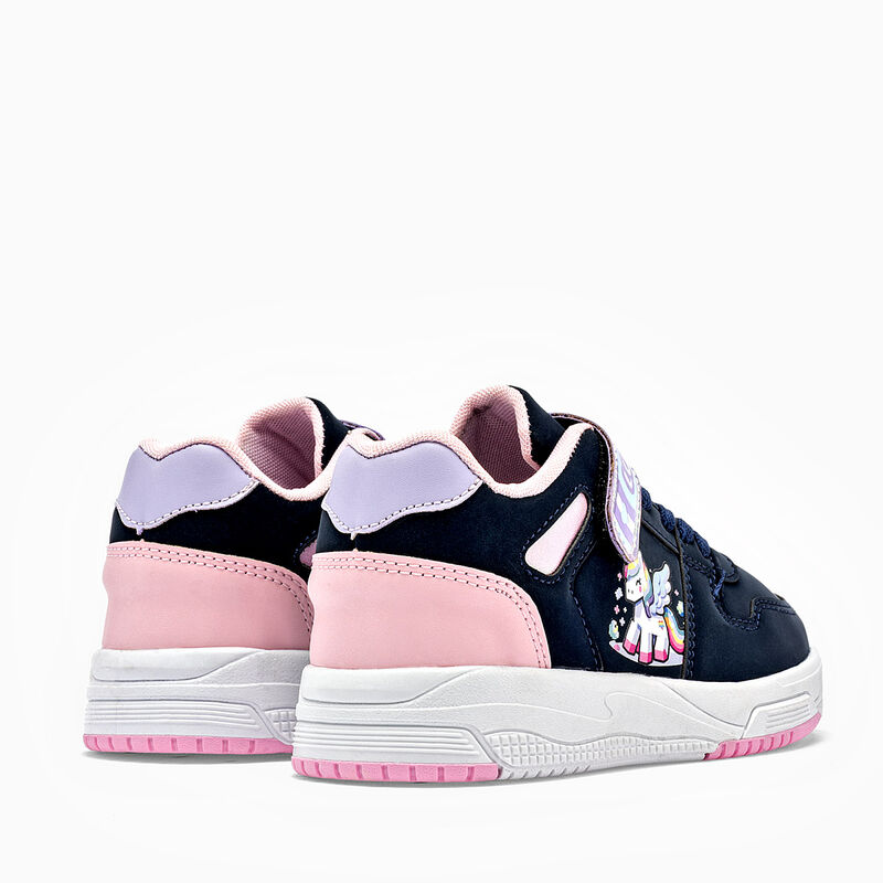 Lux-10 tenis para ni&ntilde;a marino rosa cod 140585-D image number null