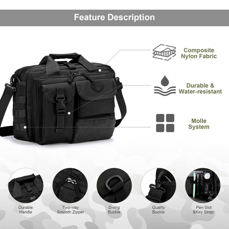 Bolso Mensajero T&aacute;ctico Stypos Para Laptop De 1... image number null
