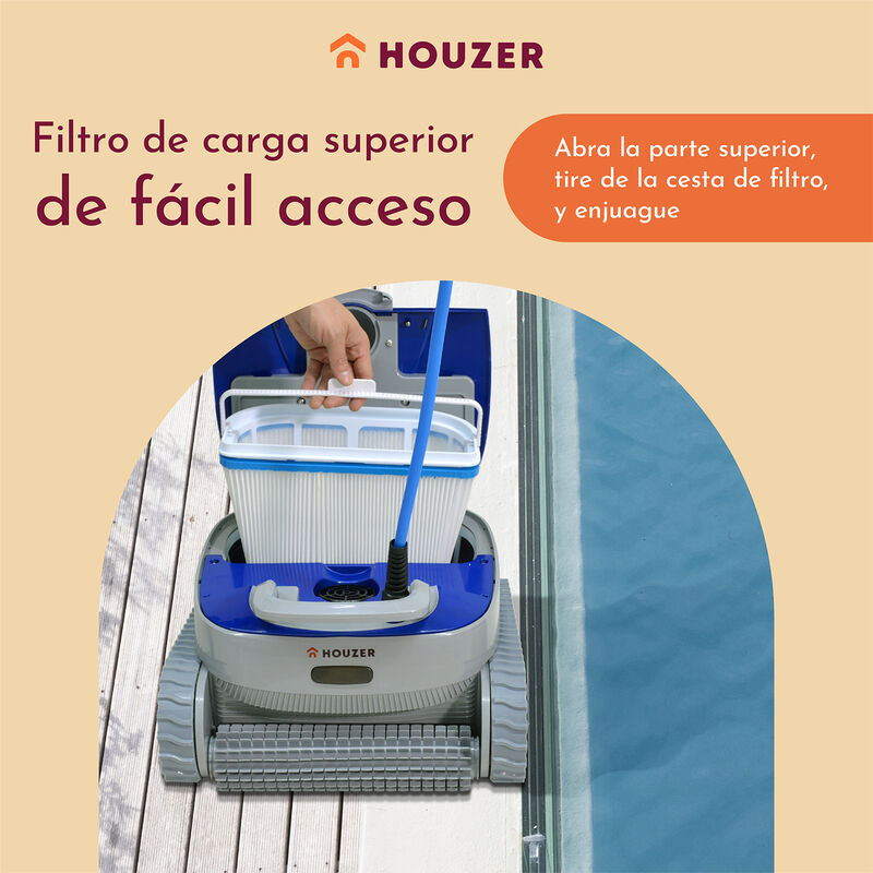 Robot Aspiradora Limpia Albercas Barredora Prof... image number null