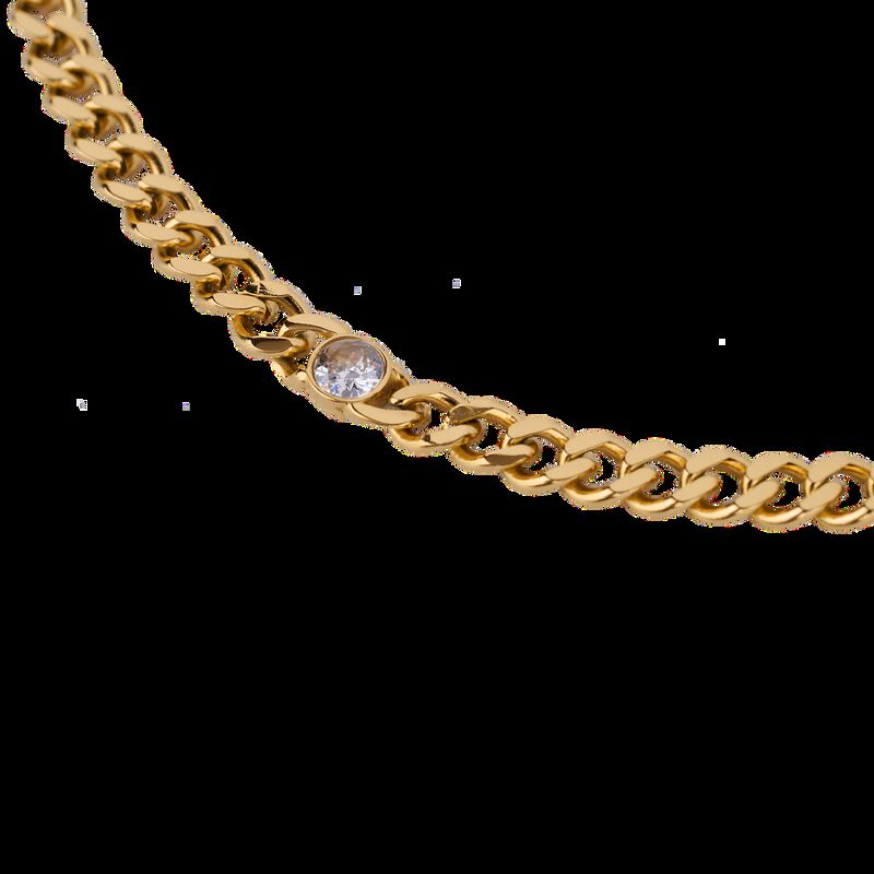 Cadenas Oro 14k Plata Zirconia C&uacute;bica Collares ... image number null