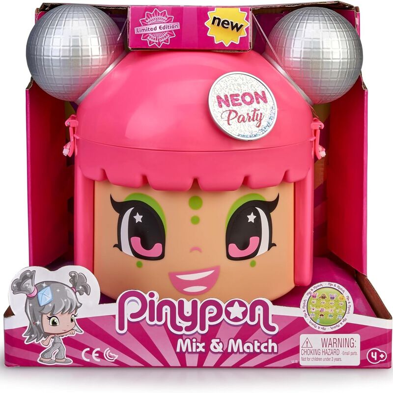 Set Neon Party 5 Figuras Contenedor Brilla Oscu... image number null