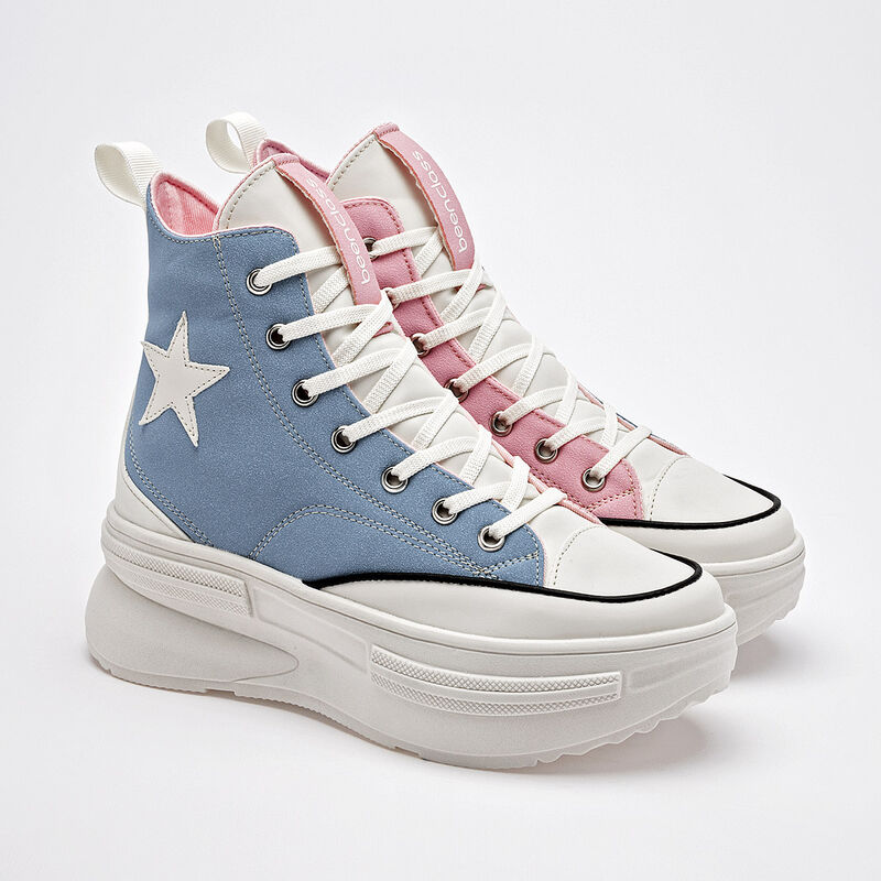 Been Class tenis para mujer azul rosa beige cod... image number null