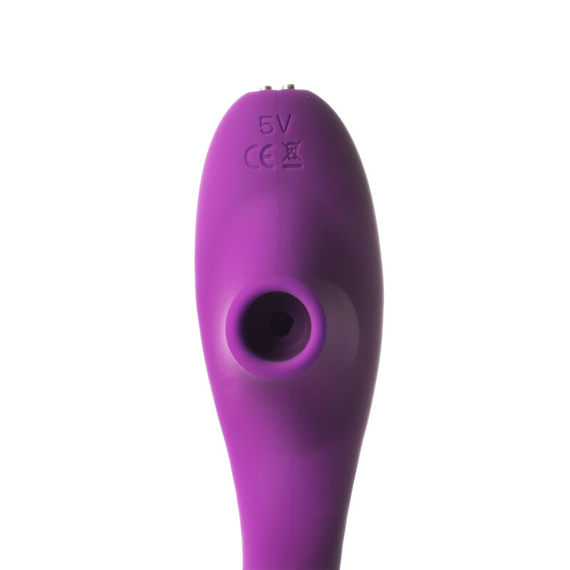 Vibrador Dual Suction Tuti 10Fr 10 Succ Morado image number null