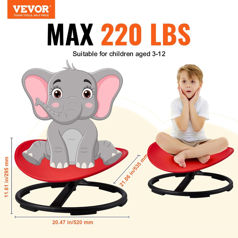 Silla Giratoria Vevor Kids Sensory Toy, 100 Kg ... image number null