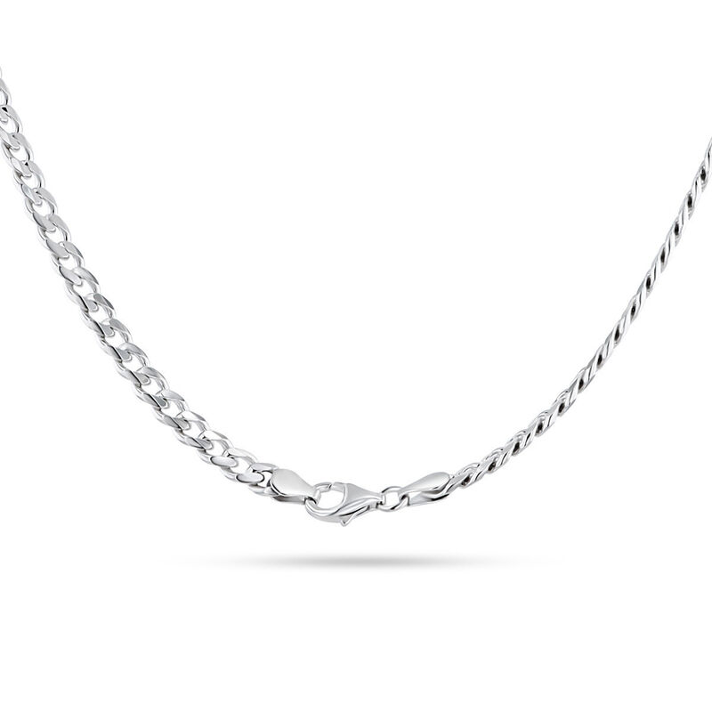 Cadena Plata Blanca 925 50cm 5mm image number null
