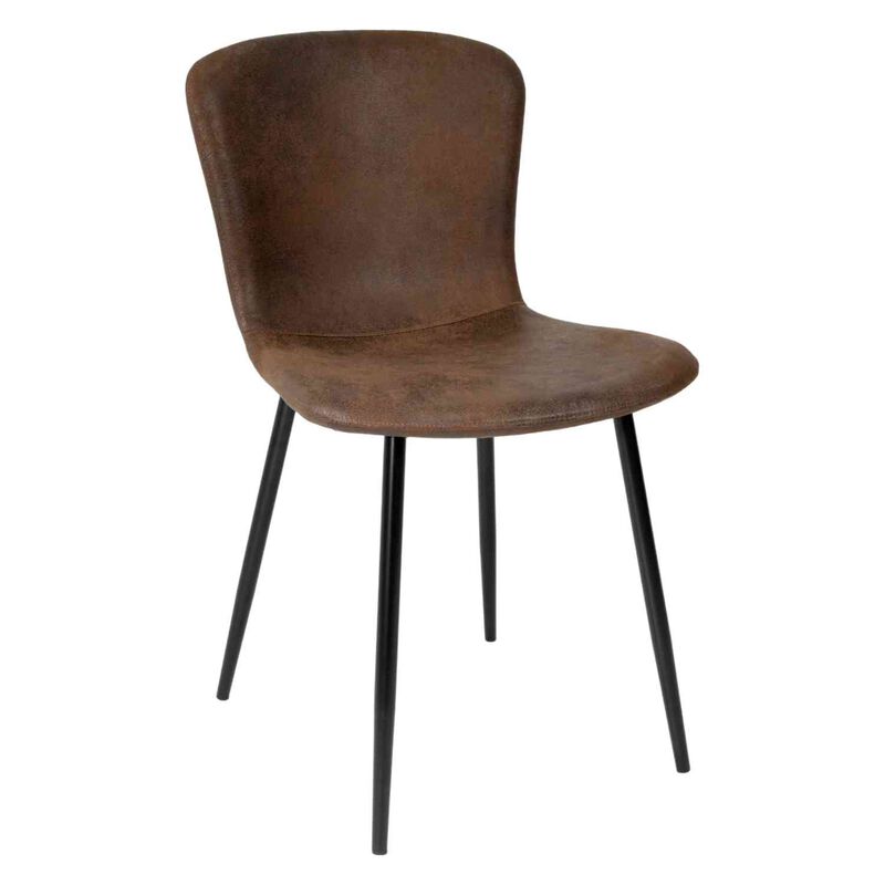 Set Juego 4 Sillas Comedor Cocina Ante Suede Ga... image number null
