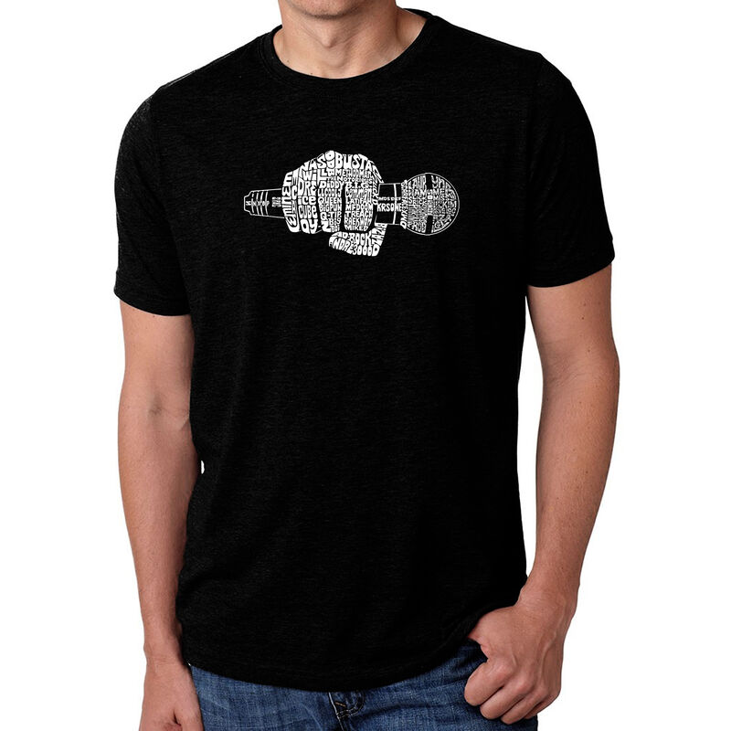 Camiseta Mezcla Premium Word Art Para Hombre - ... image number null