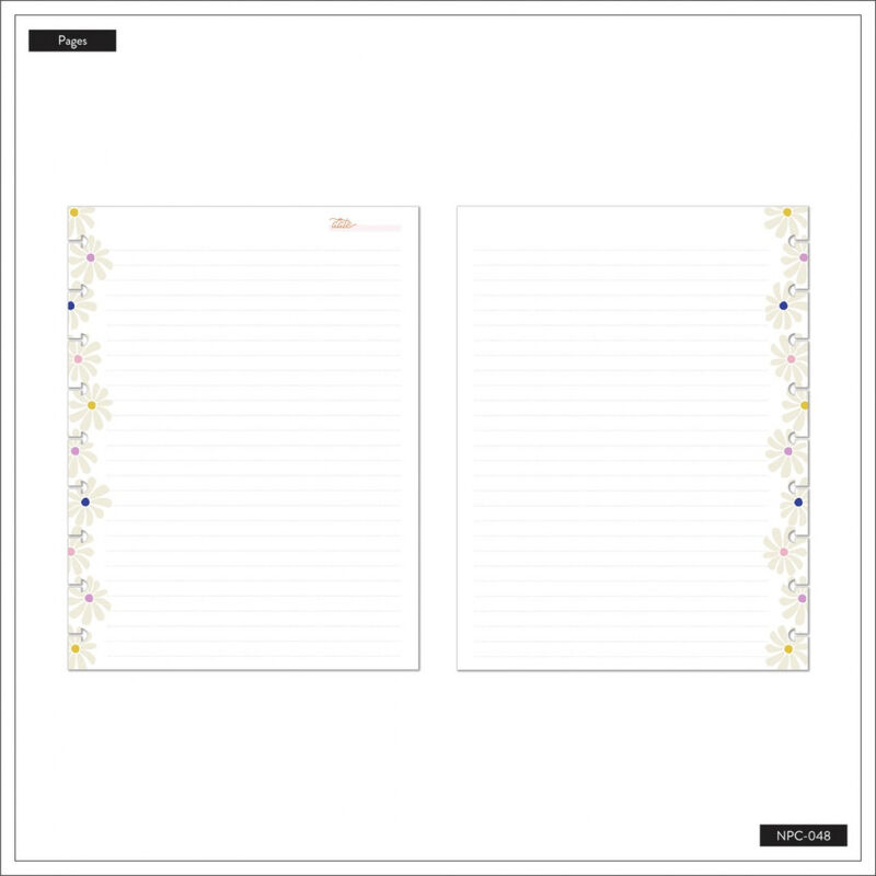 Cuaderno Clásico Fun Fleurs Con Rayas Y Puntos ... image number null