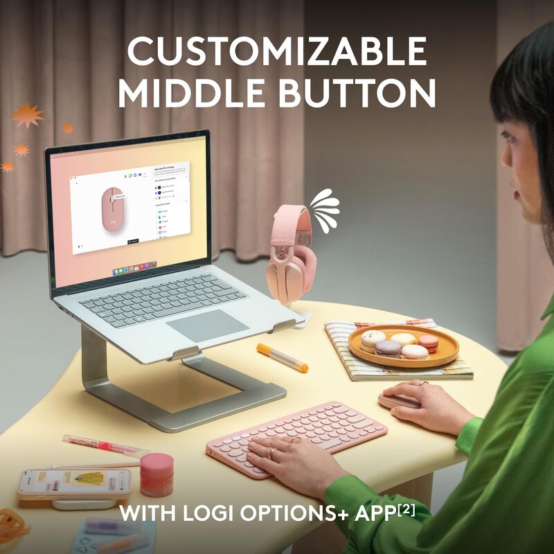 Rat&oacute;n Logitech Pebble 2 M350s Slim Bluetooth In... image number null