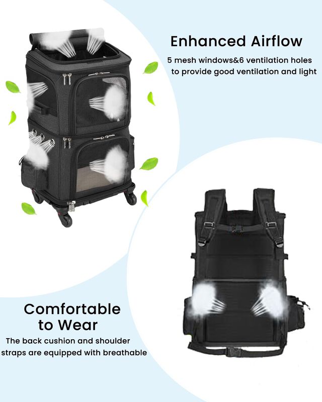 Mochila Transportadora Hovono Doble Compartimen... image number null