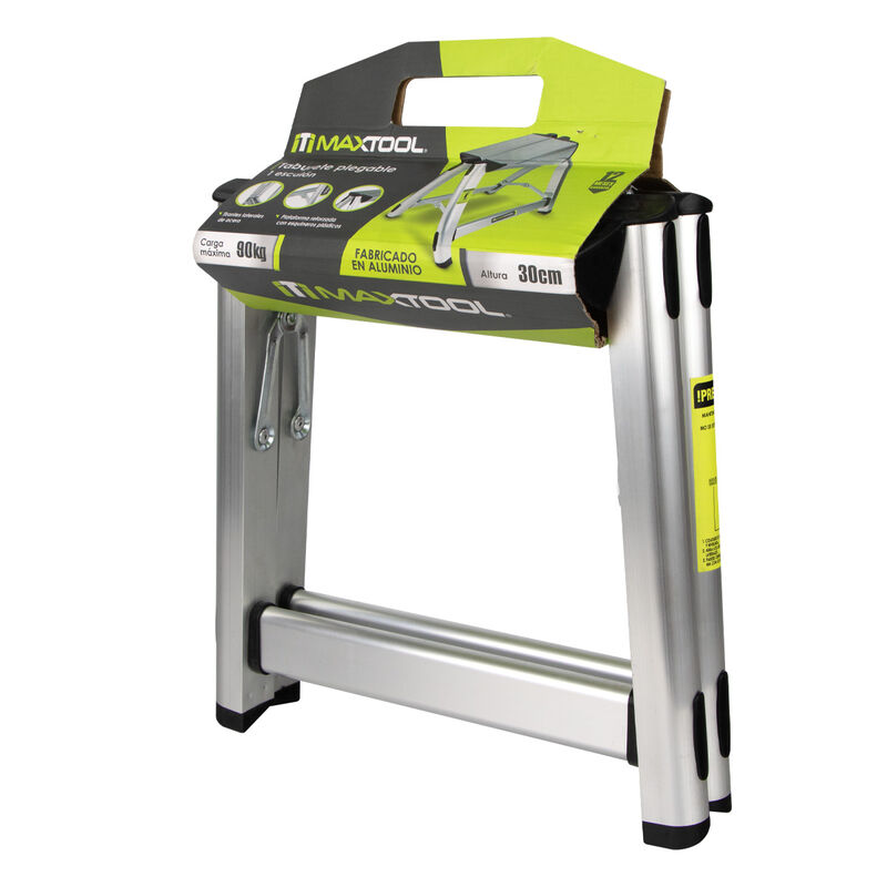 Escalera Taburete Maxtool Plegable Antiderrapan... image number null