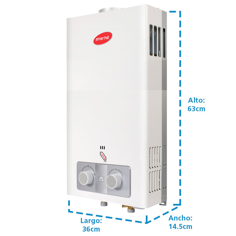 Calentador Instant&aacute;neo Enerhit 12 L Gas Natural image number null