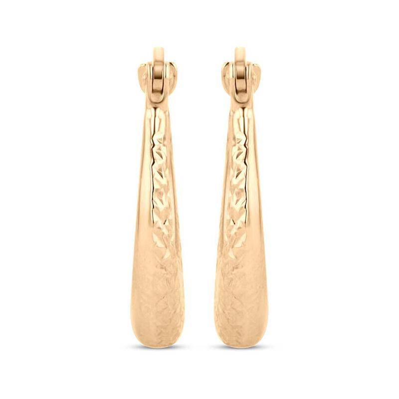 Arracadas De Oro Amarillo 14K (17.5Mm Aprox) image number null