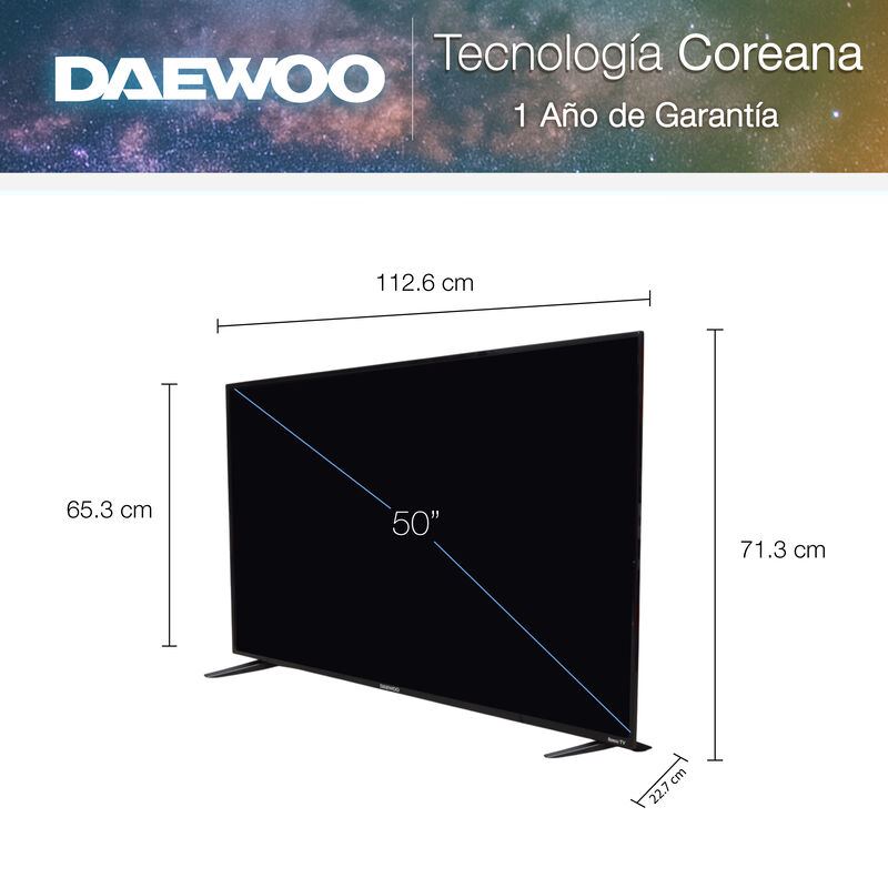 Daewoo Pantalla Smart Tv 50 Pulgadas 4k Uhd Led... image number null