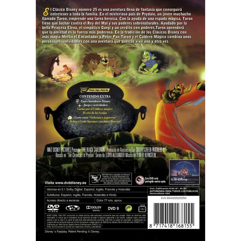 Taron Y El Caldero M&aacute;gico [dvd] image number null