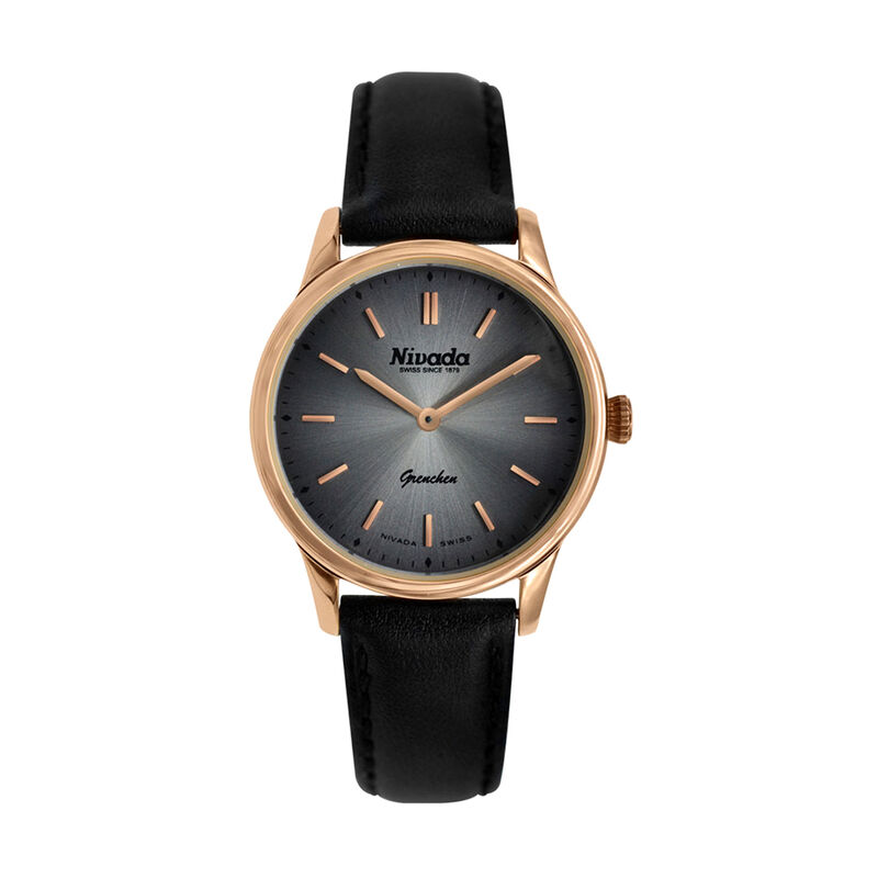 Reloj Nivada Grenchen Dama Pvd Oro Rosa/Piel In... image number null