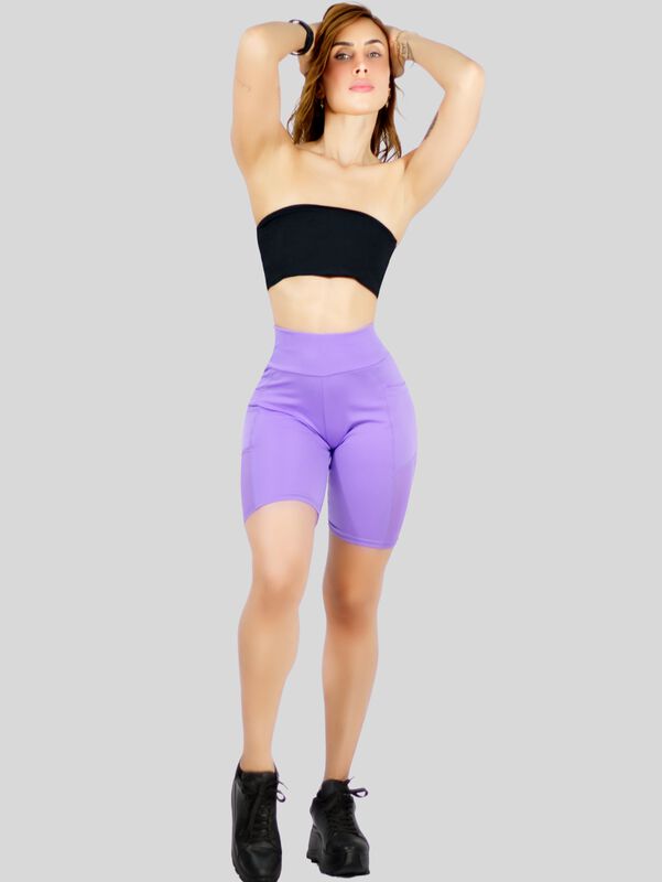 SET 3 Biker Short Mujer Con Bolsas Laterales SH... image number null
