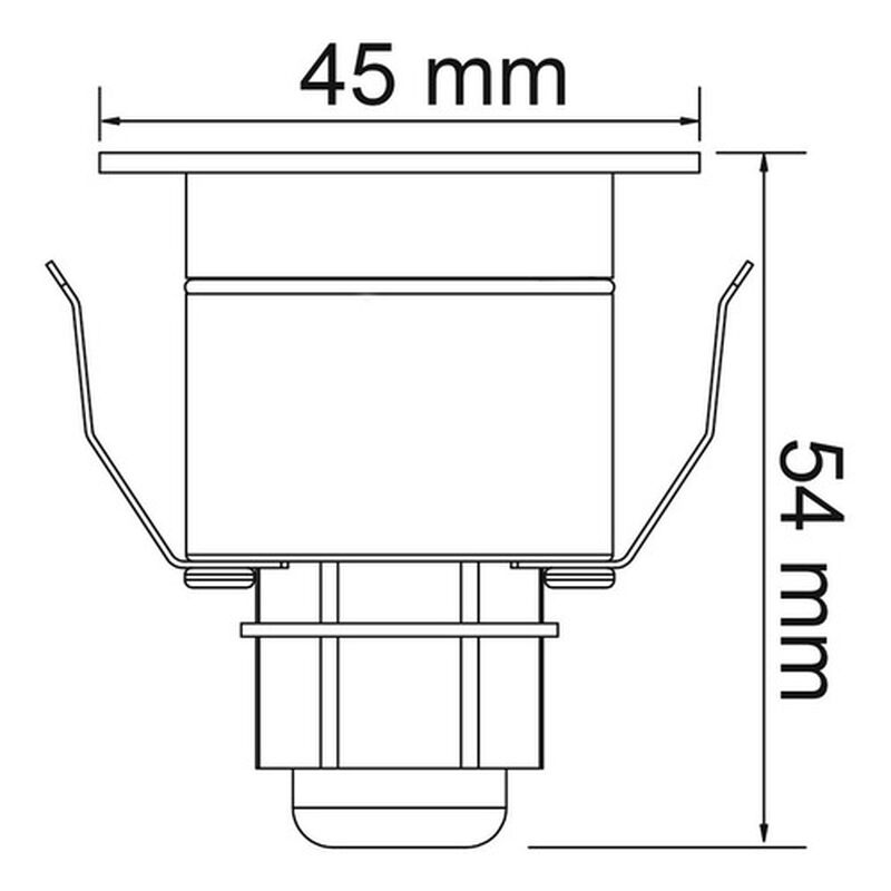 Lampara Empotrado Led Satinado 2w Luz Suave Cál... image number null