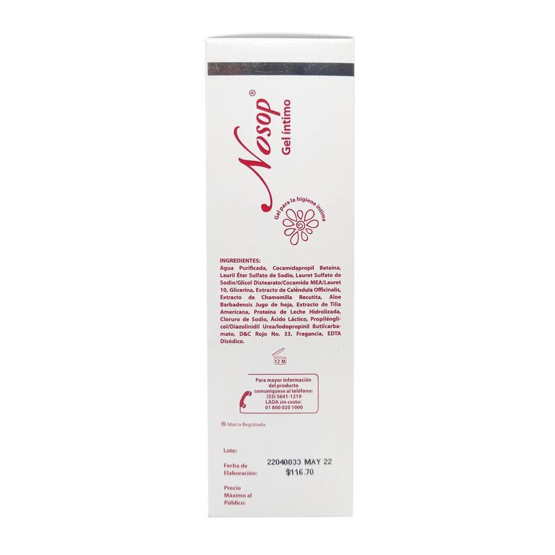 Nosop Gel Intimo - 120 Mililitro image number null