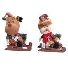 Kit De Muñecos Navideños Con Esquies