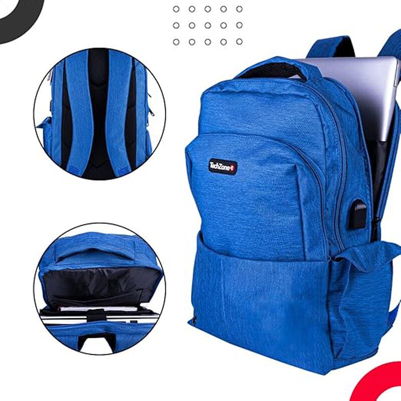 Mochila Backpack Techzone Courage Azul para Lap... image number null