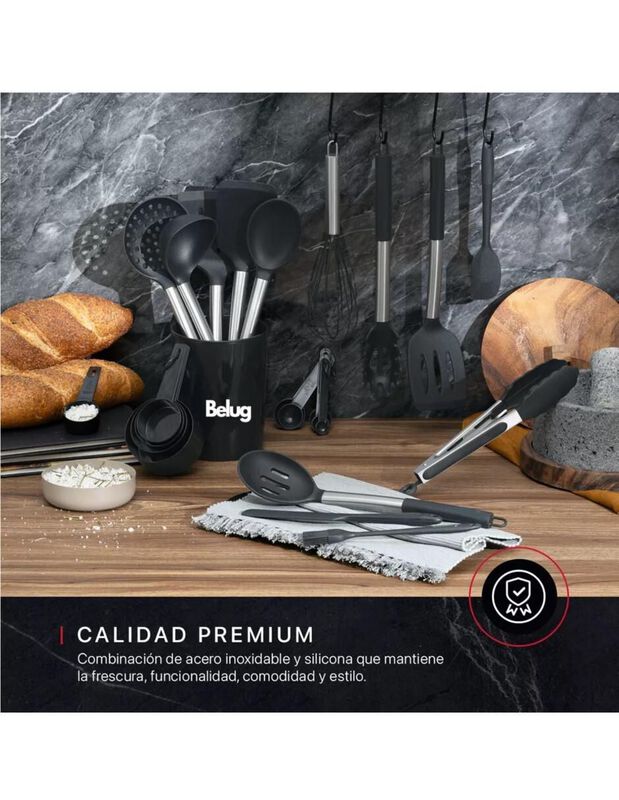 Set utensilios Casa BIU de silic&oacute;n image number null