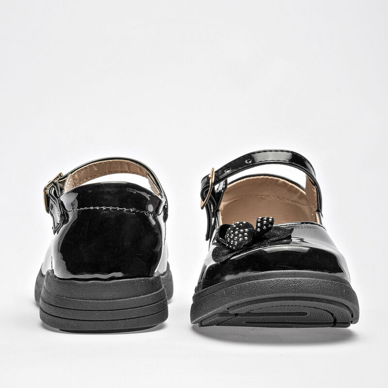 Fratta Zapato para niña. Negro charol image number null