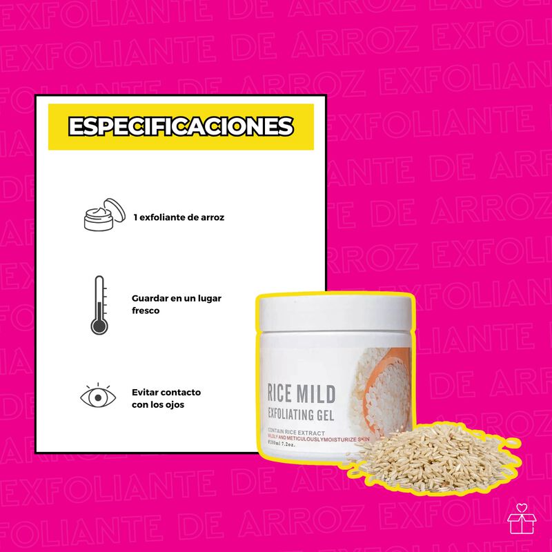 Set de 6 Exfoliantes de Arroz  Hidratante Aclar... image number null