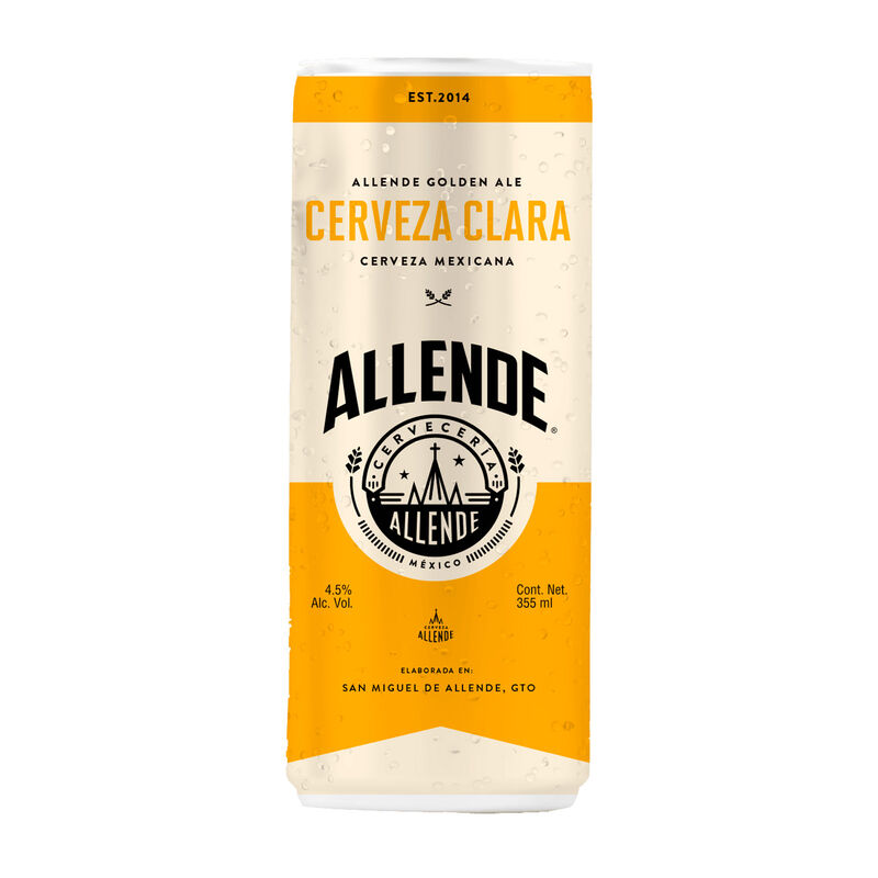 Cerveza Allende Golden AlE Lata - 355ml image number null