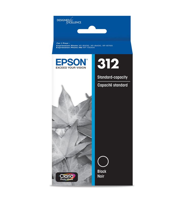 Cartucho De Tinta Epson 312 Claria Photo Hd Bla... image number null