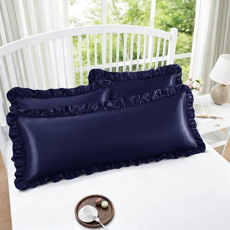 Funda De Almohada Corporal Homiest Azul Marino ... image number null